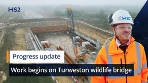 HS2's Turweston Green Bridge Project Advances With Innovative Engineering