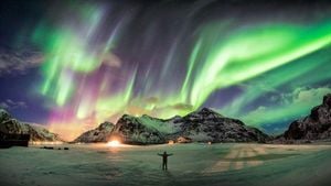 Northern Lights Dazzle Skies Across The Globe