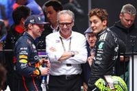 Max Verstappen and George Russell awkwardly address F1 feud