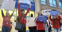 Kentucky teachers, parents rally against proposed U.S. Department of Education cuts