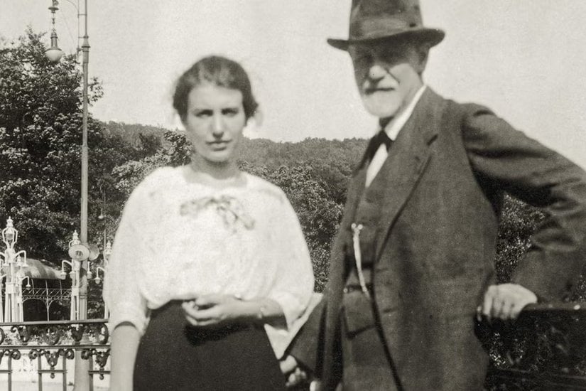 Anna Freud ve babası Sigmund Freud