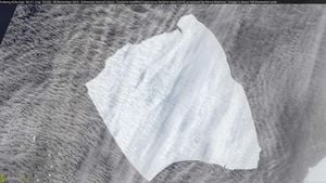 World’s Largest Iceberg A23a Breaks Apart Rapidly