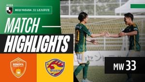 Renofa Yamaguchi FC And V-Varen Nagasaki Draw 2-2 At J2 League Opener