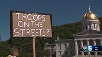 Vermonters protest President Trump's Washington, DC crime crackdown
