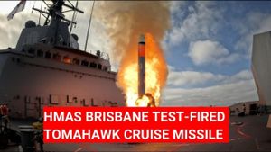 Australian Navy Achieves Major Milestone With Tomahawk Missile Test