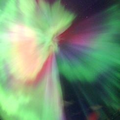 A Full Sky Multicolored Auroral Corona