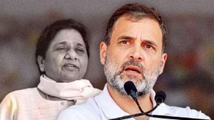 Gandhi Critiques Mayawati Amid Tharoor's Internal Struggles