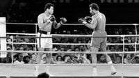 George Foreman, légende de la boxe et adversaire de Mohamed Ali dans le 