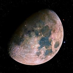 Colorful Moon Mosaic