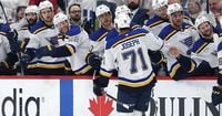 NHL: Stanley Cup Playoffs-St. Louis Blues at Winnipeg Jets