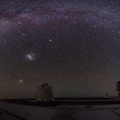 Wonder and Mystery above the Very Large Telescopes