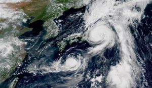 Japan Struggles With Typhoon Damage And Scorching Heat