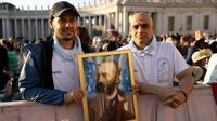 Pope Leo creates seven saints — including a former satanist