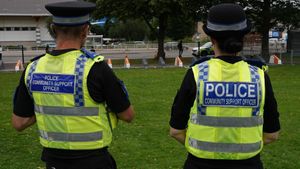 Cuts To UK Police Forces Force Community Officer Reductions