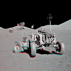   Apollo 17 VIP Site Anaglyph 