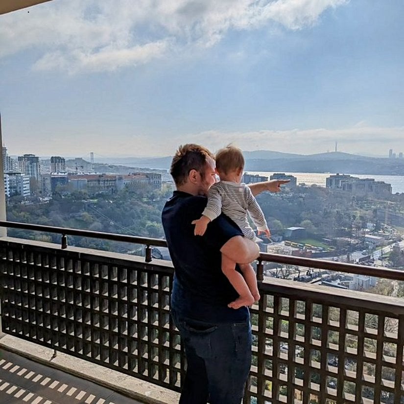 1 yaşında Poyraz Ares isimli dünyalar güzeli bir çocuk babası