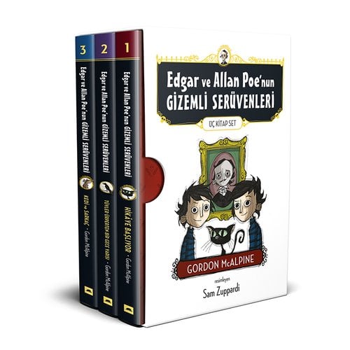 Edgar ve Allan Poe'nun Gizemli Serüvenleri Seti (3 Kitap)