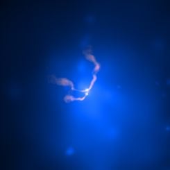 Two Black Holes Dancing in 3C 75