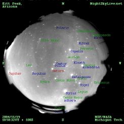 Leonid Meteors Streak