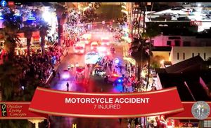 Motorcycle Crash Disrupts Palm Springs Parade