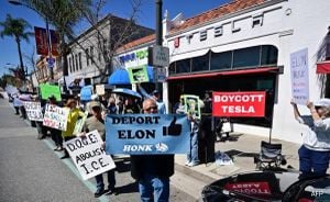 Protests Erupt Against Musk's Political Ties And Tesla