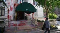 Top New York Times editor’s apartment building vandalized with paint and graffiti | CNN