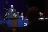 Trump's sermon (near) the mall