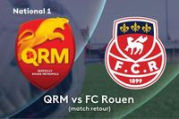 DIRECT FOOTBALL. QRM déjoue les pronostics et mène 2-0 face au FC Rouen dans cette première période
