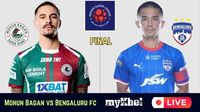 Mohun Bagan vs Bengaluru FC, ISL Final Live Score: MBSG 0-1 BFC, Mariners Trail By Alberto Rodriguez's Own Goal