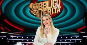 Alessia Marcuzzi Hosts New Talk Show 'Obbligo O Verità'