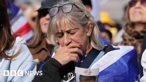Trafalgar Square Rally Marks Two Years Since Hamas Attacks
