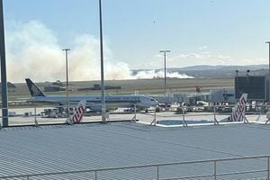Grass Fire Erupts Near Melbourne Airport But Flights Unaffected