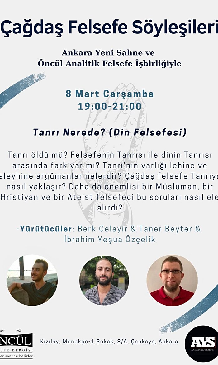 Çağdaş Felsefe Söyleşileri: Tanrı Nerede? (Din Felsefesi)