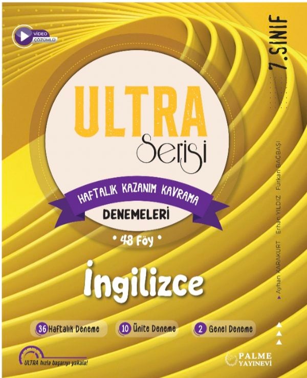 7.SINIF ULTRA SERİSİ İNGİLİZCE DENEME KİTABI (48 FÖY)