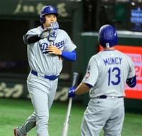 ドジャース逆転で開幕戦勝利「MVPトリオ」２人欠くも大谷翔平が貴重な右前打、山本由伸が白星 - ＭＬＢ : 日刊スポーツ