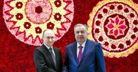 Russia's Putin arrives for summit meetings in Tajikistan in Central Asia