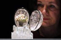 Rare Faberge egg covered in diamonds shatters world record fee