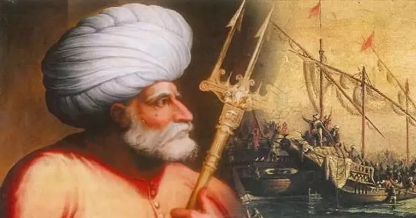 Barbaros Hayreddin Paşa(Hızır Reis)'in Preveze Deniz Zaferini Yansıtan Bir Tablo