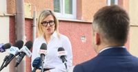 Ewa Wrzosek zeznaje w prokuraturze. Chodzi o śmierć Barbary Skrzypek. 