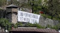 Protest gegen privaten Porsche-Tunnel in Salzburg