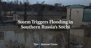 Severe Winter Storm Dumps Record Snow On Sochi