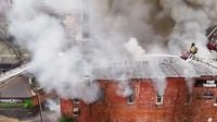 Charlotte Nightspot Gutted by Huge Blaze, Spectacular Drone Video Shows