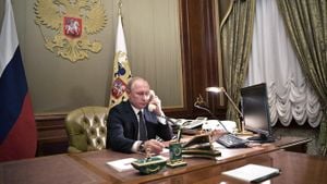 Putin Talks On The Phone With Guinea-Bissau President