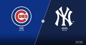 Yankees Extend Streak Facing Cubs In Bronx Showdown