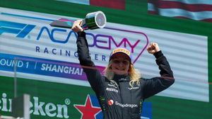 Doriane Pin Secures Victory In F1 Academy Race At Shanghai