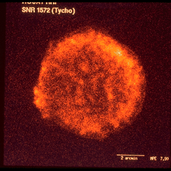 Tycho'nun Süpernova Kalıntısı: X-ışınlarında