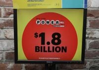 Powerball numbers drawn for $1.8 billion jackpot with two players winning the grand prize