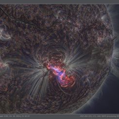  Solar Flare from a Sharper Sun 