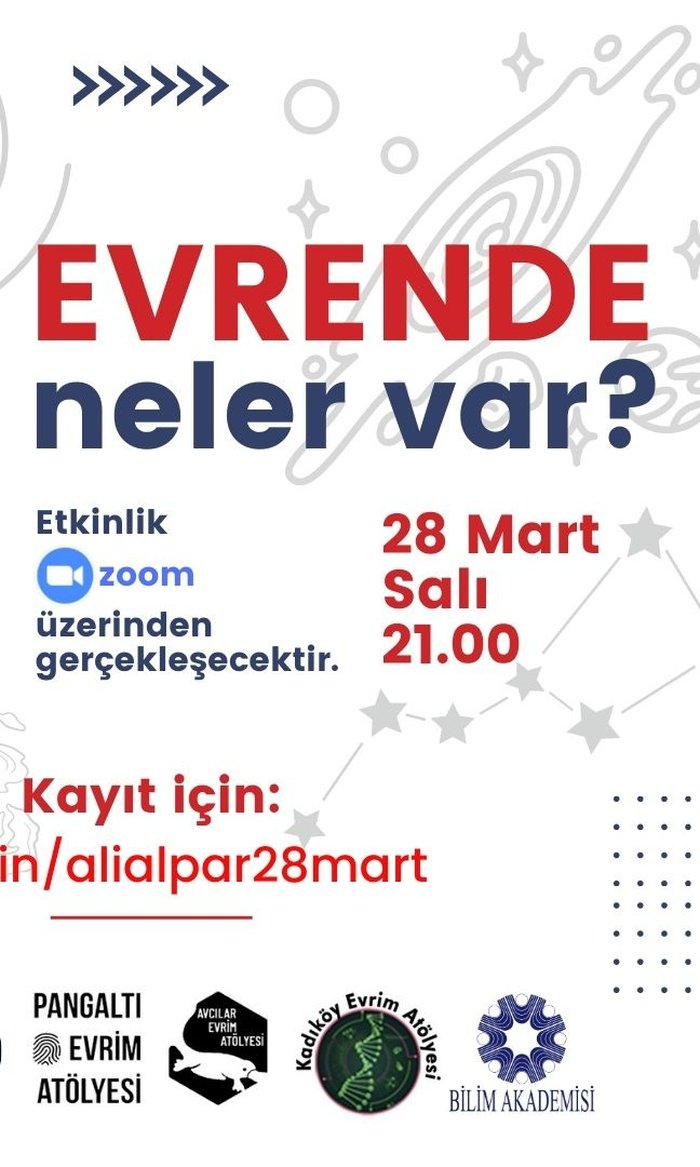 Evrende Neler Var? - Prof. Dr. Ali Alpar - 28 Mart Salı 21.00