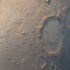Galle: Happy Face Crater on Mars